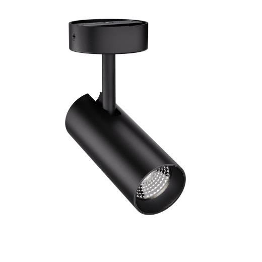 3-Ph Strahler VIBE 10W Fixoptik, 15°/24°/36°/60°, CRI97, 1000lm, DimOnBody, Baldachin Aufbau sz
