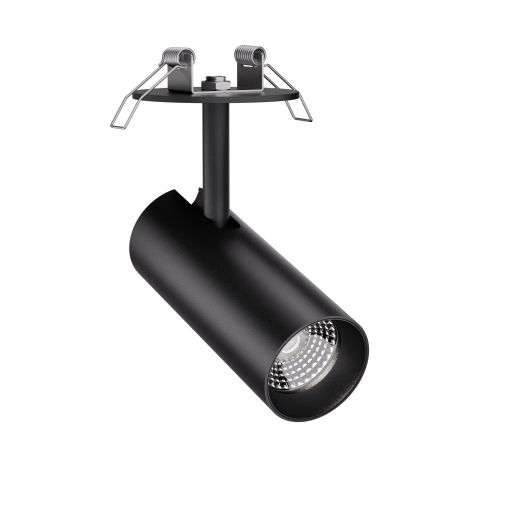 3-Ph Strahler VIBE 10W Fixoptik, 15°/24°/36°/60°, CRI97, 1000lm, DimOnBody, Baldachin Einbaubau sz