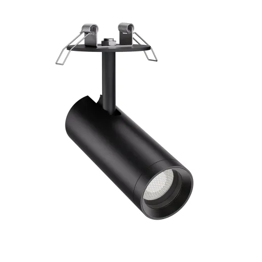 3-Ph Strahler VIBE 10W, 8-50°, CRI97, 470lm, DimOnBody, mit Baldachin zum Einbaubau sz