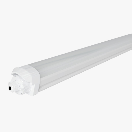 LED-Nassraumleuchte TRIO 150cm CRI80, 8160lm IK08, IP65 - mit Durchgangsverdrahtung