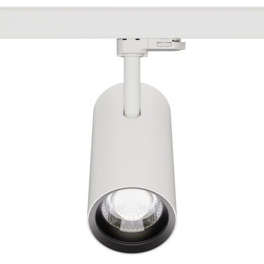 3-Ph Strahler VIBE 30W, 15-60°, CRI97, 2500lm, weiss, DimOnBody ws