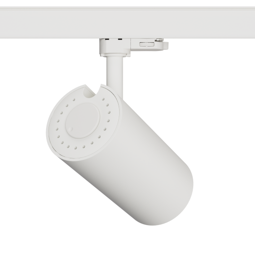 3-Ph Strahler VIBE 30W Fixoptik, 15°/24°/36°/60°, CRI97, 3000lm, DimOnBody ws
