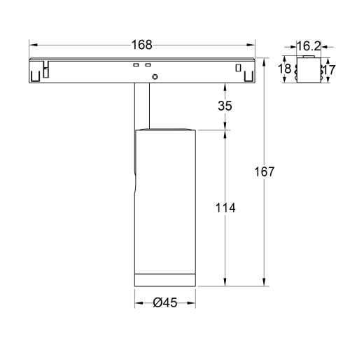 48V Strahler 10W , Ra97, 300lm, 8-40°, sz