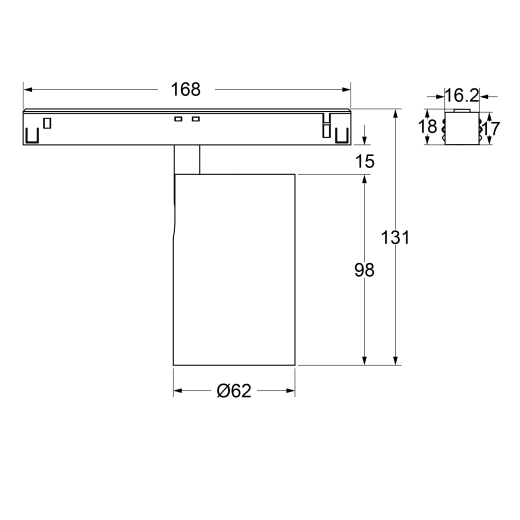 48V Strahler Fixoptik 12W , Ra97, 1200lm, 15°/24°/36°/60°, sz