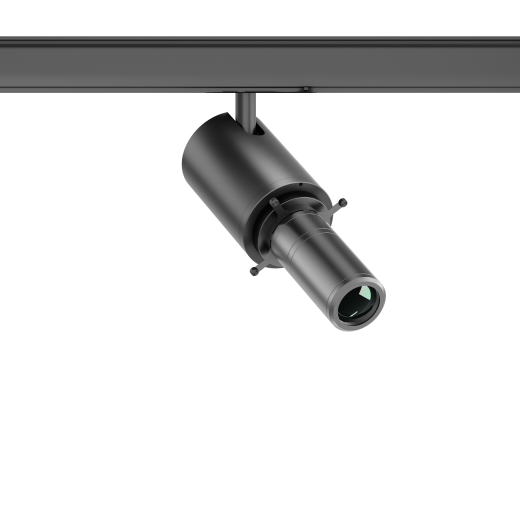 Premium Profilstrahler für 48V-Stromschiene mit Blendenschiebern 10W , Ra97, 300lm, Framing 18-36°, sz