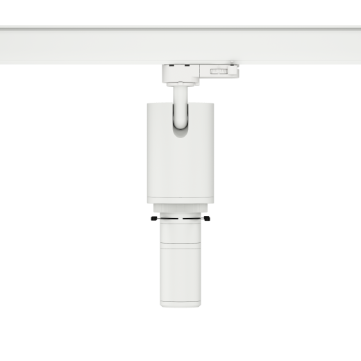 Premium Profilstrahler für 48V-Stromschiene mit Blendenschiebern 10W , Ra97, 300lm, Framing 18-36°, ws