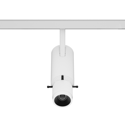 Premium Profilstrahler für 48V--Stromschiene mit Blendenschiebern 10W , Ra97, 350lm, Framing 53°, ws