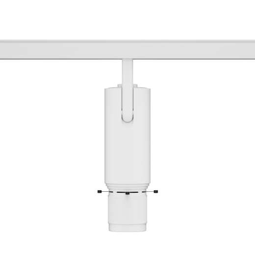 Premium Profilstrahler für 48V--Stromschiene mit Blendenschiebern 10W , Ra97, 350lm, Framing 53°, ws