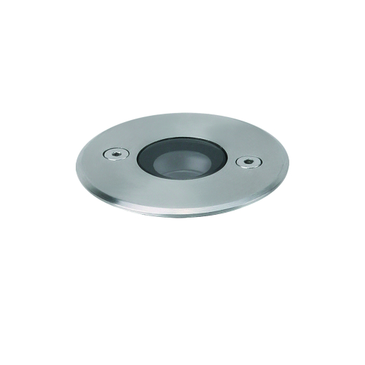 Bodeneinbauleuchte L12 mit geringer Einbautiefe 3W, 8° Abstrahlwinkel, Ø68, 130lm, CRI90, IP65/67