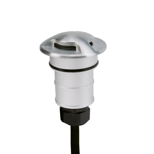 Bodeneinbauleuchte Via Three 1.2W, 60° Abstrahlwinkel, Ø47, 15lm, CRI80, IP65/IP67