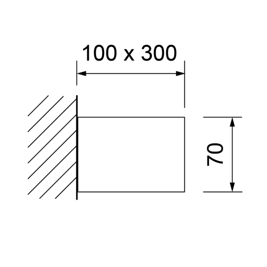 LED-Wandleuchte LIM L 10.5W, 3000K, weiss Ph.Dim, weiss