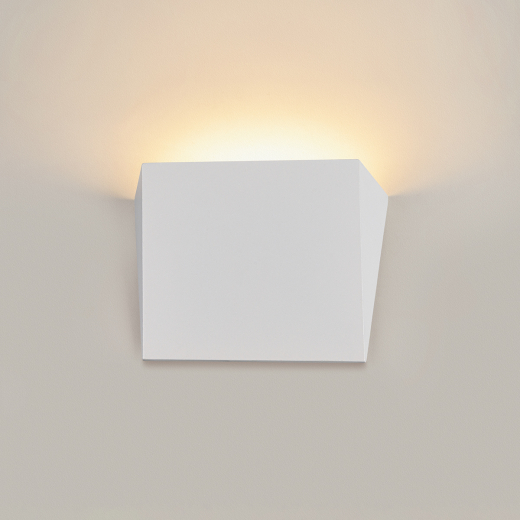 LED-Wandleuchte STEEP 11W, 2700/3000K umschaltbar, Ph.Dim, weiss