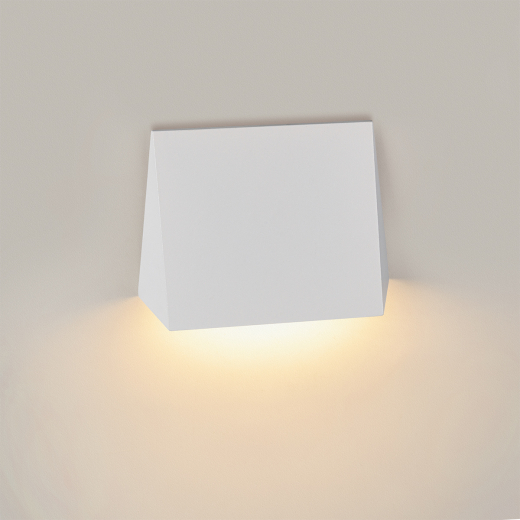 LED-Wandleuchte STEEP 11W, 2700/3000K umschaltbar, Ph.Dim, weiss