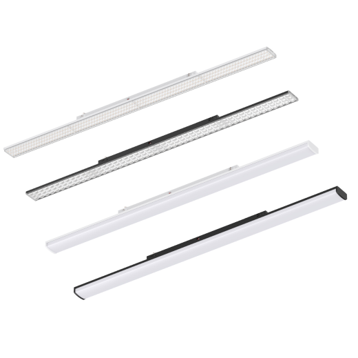 3-Ph. Lichtlinie 1206mm, LED 39/46/53/60W, 9900lm, 30/40/5700K CRI90 90°