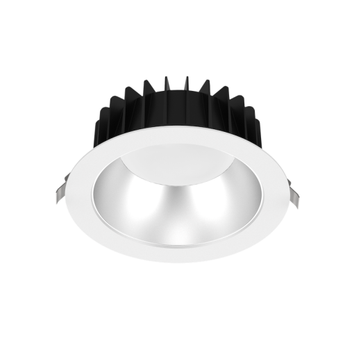LED-Downlight 24-45W, 80°, 30/40/5700K einstellbar (A:Ø228-Loch:Ø200-210), 1900-3900lm, CRI90, IP54, 1-10V ws