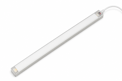 Mit Profil - LED Stripe 230V 120LED/m 15W 1485lm/m CRI90 12x4mm cut=5cm IP67