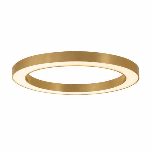 Anbauleuchte RING 1200 gold, Mikroprisma, 75/100/120w, 3000/4000K, IP20, DALI-ERGOdim ready