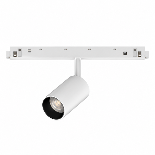 Systemspot MEDIUM 1 weiss-schwarz, LED 8W 530lm 3000K 45° CRI90, DALI