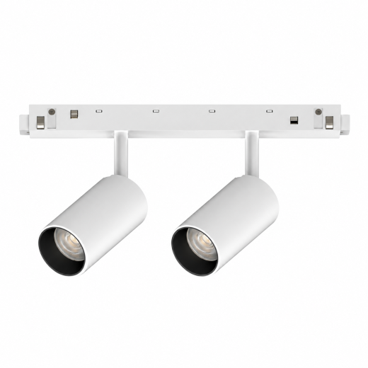 Systemspot MEDIUM 2 weiss-schwarz, LED 16W 1600lm 3000K 30° CRI90, DALI