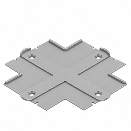 XTS 30 - Abdeckplatte für Kreuzverbindung, grau