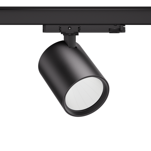 3-Ph Strahler COMPACT 30W CRI90 3050lm Reflektor Ein/Aus schwarz