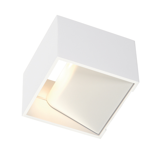 Lim LED Wandleuchte weiss strukturiert 6.5W, 3000K, Phasenabschnitt dimmbar