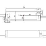 LED Trafo MW LPV 24V/DC, 0-100W, IP67