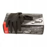 Nitras Latexhandschuhe Black Scorpion Schwarz Gr. S