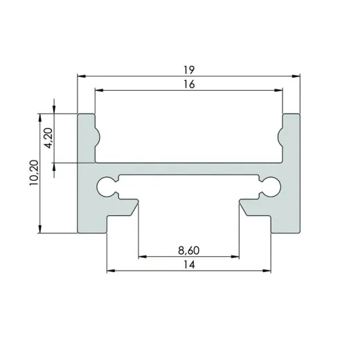 LED Aluminiumprofil - Genova