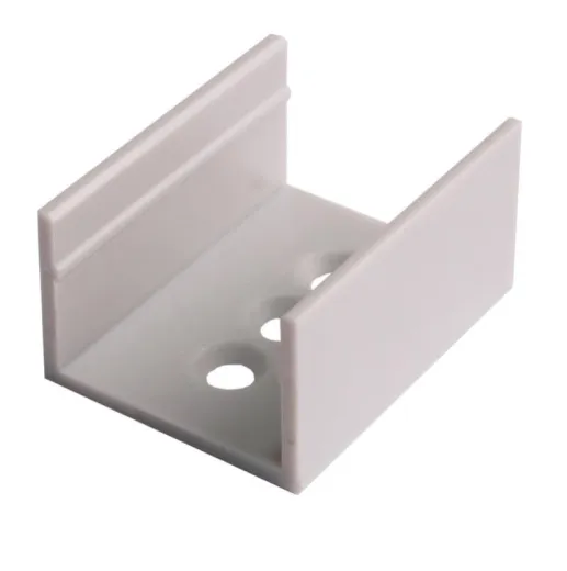 Montageklammer ABS grau - 20x20 FULL.HIGH