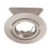 Deckeneinbauring Ø80mm Nickel gebür. schwenkbar 30°, A:94mm