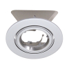 Deckeneinbauring Ø80mm Chrom matt schwenkbar 30°, A:94mm