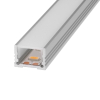 LED-Aluminiumprofil Bologna Flach 18,4x13mm - bis 5m am Stück