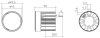 LED-Einbauspot 50mm 700lm - 1500lm Tridonic 9Watt (Siehe Datenblatt)