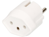 Fixadapter SchuKo Konturenstecker - T13 Weiss