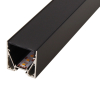 Aluminiumprofil Palermo 30x30mm schwarz (nero) - 5m am Stück