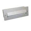 Wandeinbauleuchte LUV Cover silbergrau 80CRI IP65 3W 55lm 3000K