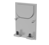 Endkappe Modular 42 für Diffusor 18, silber