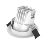Deep LED-Einbauspot 8W, 36°, (A:Ø90-Loch: Ø75-83), 580lm, CRI90, IP54, DALI ws