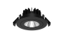 Ring LED-Einbauspot 8W, 36°, (A:Ø95-Loch: Ø80), 765lm, CRI90, IP54, DALI sz