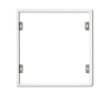 Aufbaurahmen weiß H=7cm LED-Panels 625x625 steckbare Schnellm.