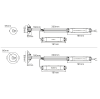 Einbau Sicherheitsleuchte Flächenoptik ws 3W 240lm IP20 AKKU 3h