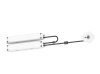 Einbau Sicherheitsleuchte Flächenoptik 3W, 240lm, IP20, AKKU 3h, weiss