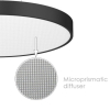 DECO LED Hänge-Leuchte Ø400, 40W, 4200lm, 30/4000K, CRI>80, IP40, DALI/PushDIM sz - Seil