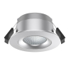 360 LED-Einbauspot 8W, 36°, (A:Ø90-Loch: Ø75-83), 595lm, 3000K, CRI80, Ph.Dim, Einbau in Isolation, sil