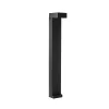 LED Pollerleuchte QRT schwarz 6W 2700K 320lm H70cm
