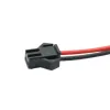 1000mm Kabel AWG20 rot/schwarz mit Stecker