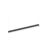 Pendelleuchte SALT 150cm direkt/indirekt schwarz LED 35W+14W DALI2/Push