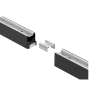 Pendelleuchte SALT 150cm direkt/indirekt schwarz LED 35W+14W DALI2/Push