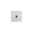 Wandeinbauleuchte LED 86×86mm, 2,5W, 3000K, CRI 90, ON/OFF, IP65, engstrahlend, weiss